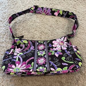 Vera Bradley brown pink and purple purse